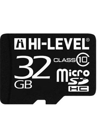 Hi-Level HLV-MCSDC10/32G 32 GB MicroSDHC Class 10 Hafıza Kartı + Adaptör Hi-Level HLV-MCSDC10/32G 32 GB MicroSDHC Class 10 Hafıza Kartı + Adaptör