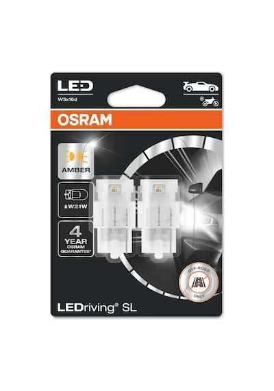 T20 Tek Devreli Led Ampul Sarı 12v 7505dyp 1 Takım-2 Adet