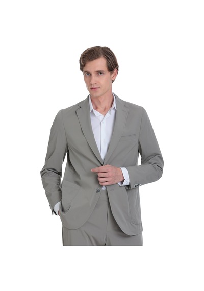 Saykı Vizon Comfort Fit Mono Yaka Casual Takım Elbise 2948353 Vizon