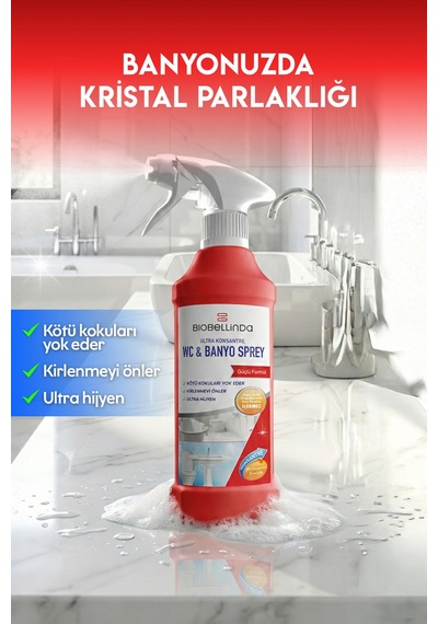 Doğal Wc & Banyo Temizleyici Sprey 450 Ml