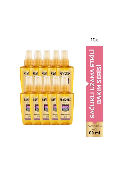Speed Strong Onarıcı Bakım Saç Bakım Yağı 80 Ml - Sarmaşık Özlü, Sağlıklı Dökülme Karşıtı 10 Adet