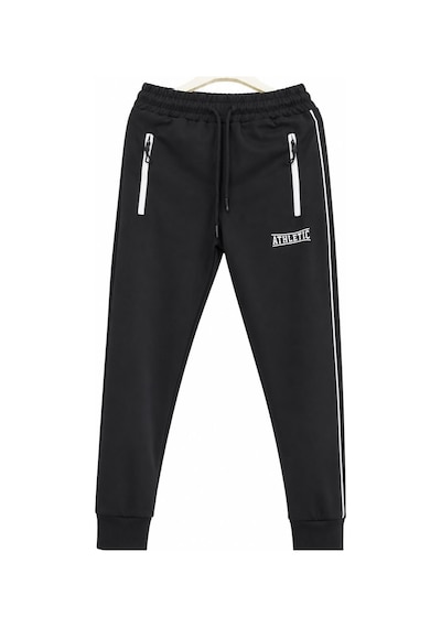 Pina Kids Erkek Çocuk Scuba Atheletic Reglan Kol Kapüşonlu Dalgıç Kumaş Eşofman Takımı Esf7028 siyah