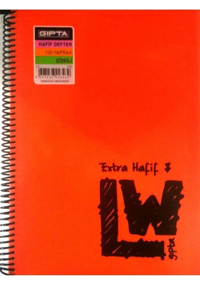 73657 Defter A4 Lw Spiralli Pp 100 Yaprak Çizgili 1952