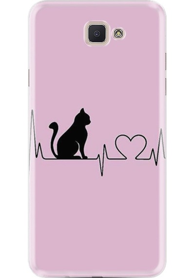 Samsung Uyumlu Galaxy A3 2017 Kilif Desenli Pink Cat Heart 1303 527814238