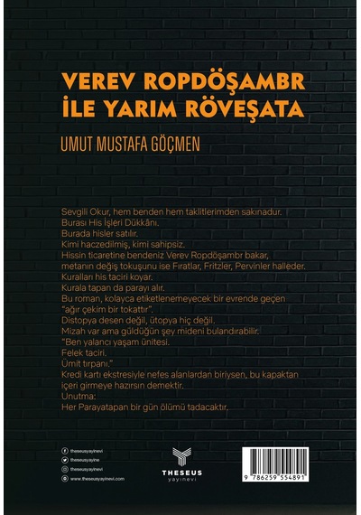 Verev Ropdöşambr İle Yarım Röveşata - Umut Mustafa Göçmen - Theseus Yayınevi