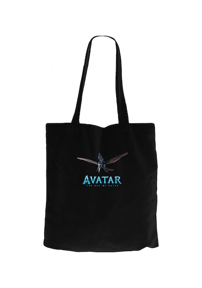 Avatar The Way Of Water Warrios Siyah Kanvas Bez Çanta Siyah