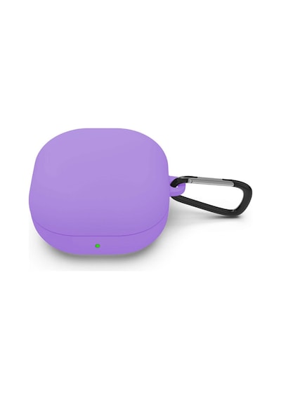 Microsonic Samsung Galaxy Uyumlu Buds Live Mat Silikon Kılıf Lila
