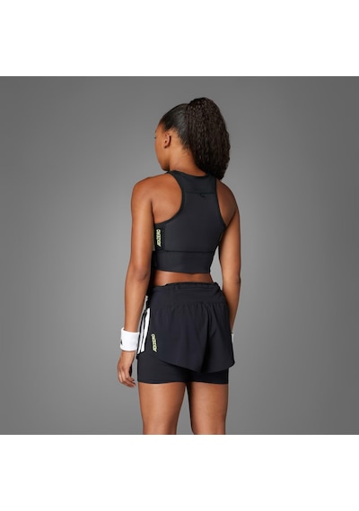 Adidas Adizero Running Gel Pocket Crop Kadın Atlet C-adıjn7162b30a00 Siyah