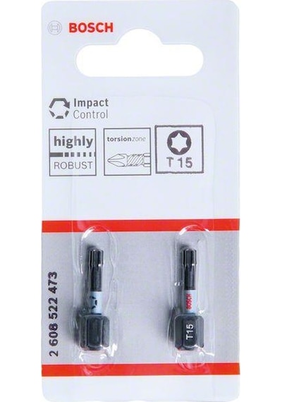 Bosch Impactc Torx Bits Ucu T15x25 Mm 2'li 2608522473 Bosch Impactc Torx Bits Ucu T15x25 Mm 2'li 2608522473