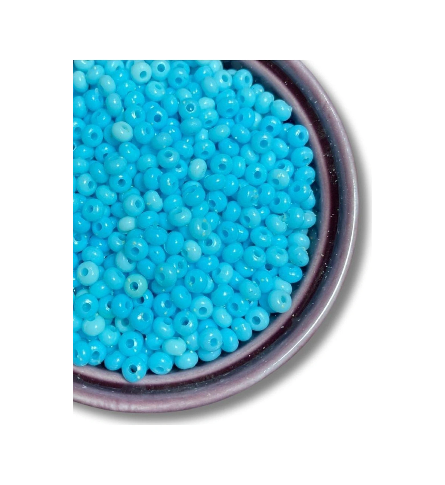 Sky Blue- Akrilik Kum Boncuk - 25 Gr - Ort 350 Adet