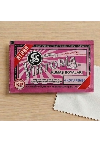 04 - Kumaş Boyası Koyu Pembe 11 Gr 10