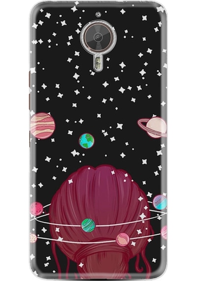 General Mobile Gm 5 Plus Kilif Silikon Space Woman 1311 539078410