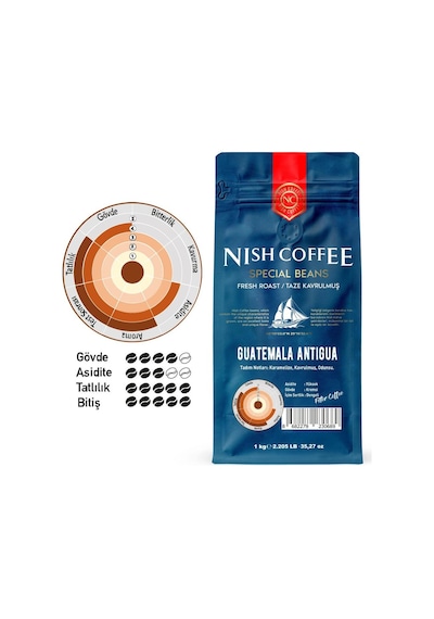 Nish Filtre Kahve Guatemala Antigua 1 KG