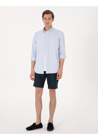 Pierre Cardin Erkek Açık Mavi Gömlek Desenli 50307162-vr003 Açik Mavi