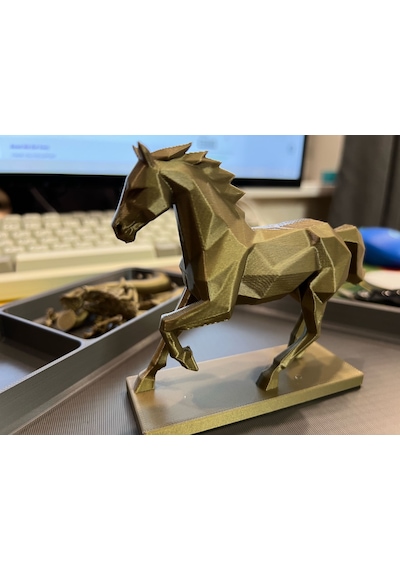 At Figürü Salon Raf Ve Sehpa Dekoru Hediyelik Dekoratif Obje 15 Cm