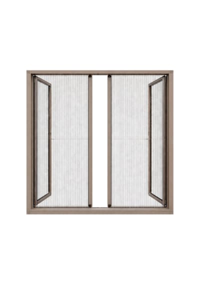 Akordiyon Duble Kapı Sinekliği En:0-140 Cm X Boy:0-240 Cm Demir, Ahşap, Pimapen,alüminyum Uyumlu Çok Renkli