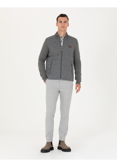 Pierre Cardin Erkek Gri Kanvas / Chino Pantolon 50278471-vr024 Gri