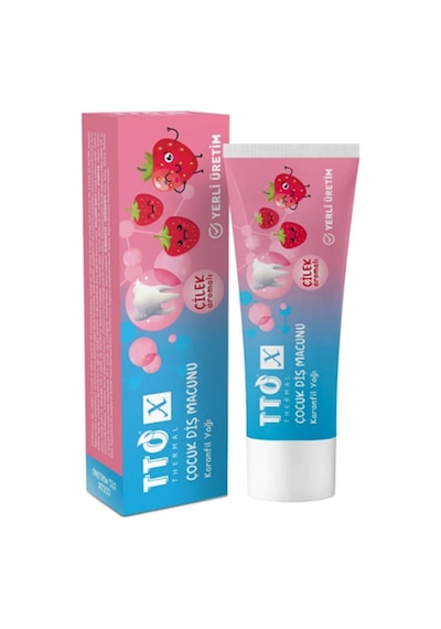 Tto X Çocuk Çilekli Diş Macunu 75 Ml-2514