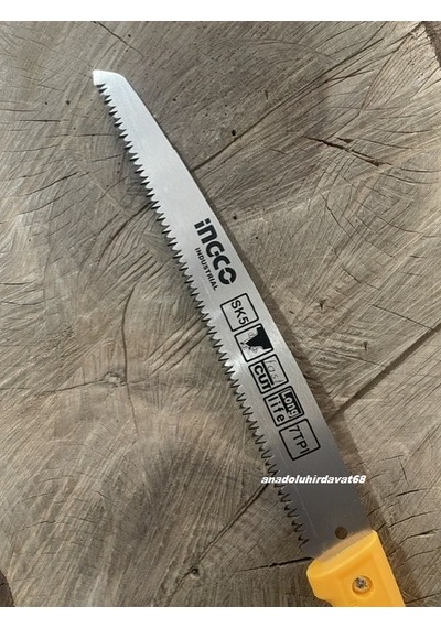 İngco Pro Sk5 Çelik Ağaç Dal Budama Testeresi Çift Diş Bağ Budama Testeresi 45cm