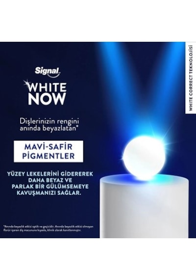 Signal White Now Diş Macunu Lekesiz Beyazlık Etkili Leke Giderme 75