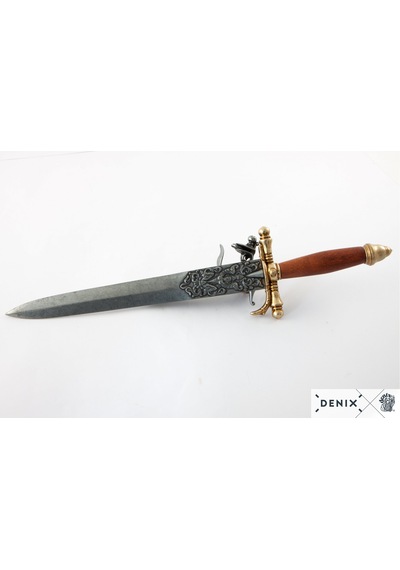 Denix Dagger Pistol France 18th 38cm Koleksiyon Obje