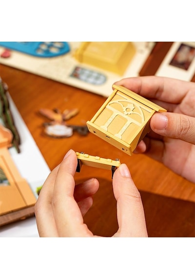 Rolife Tgb08 Venedik Romantic Venice Kitap Köşesi Dıy Minyatür Maket Model Seti Mini Dollhouse 3d Model Kit Detaylı Dekoratif Hobi Seti 3d Puzzle Tiny House