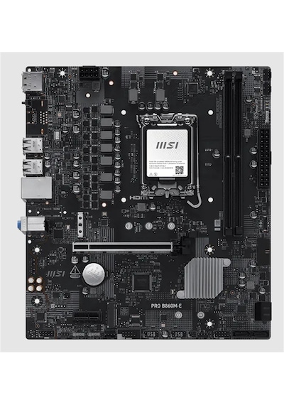 Msı Pro B860m-e Ddr5 9066mhz 1xhdmı 1xdp 2xm.2 Usb Matx 1851p Intel Ultra Processors Serıes 2