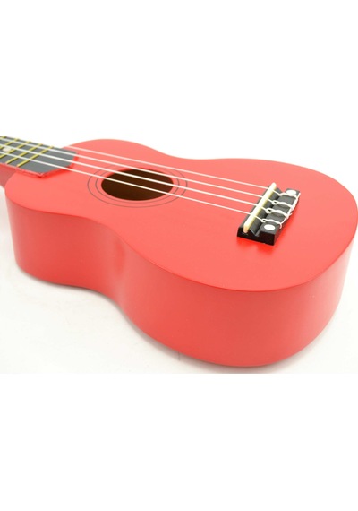 Gonzales Xu2101-Rd Kırmızı Renk 4 Telli Ukulele Gitar