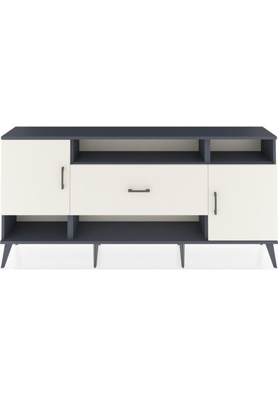 Arges Konsol 5 Raflı Tek Çekmeceli 2 Kapaklı 176x30x83 Antrasit-aytaşı/aytaşı Aytaşı/aytaşı Arges Konsol 5 Raflı Tek Çekmeceli 2 Kapaklı 176x30x83 Antrasit-aytaşı/aytaşı Aytaşı/aytaşı