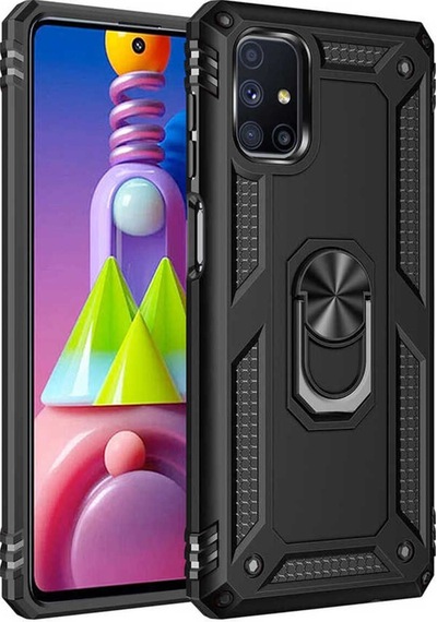 Galaxy M51 Kılıf Zore Vega Kapak Siyah