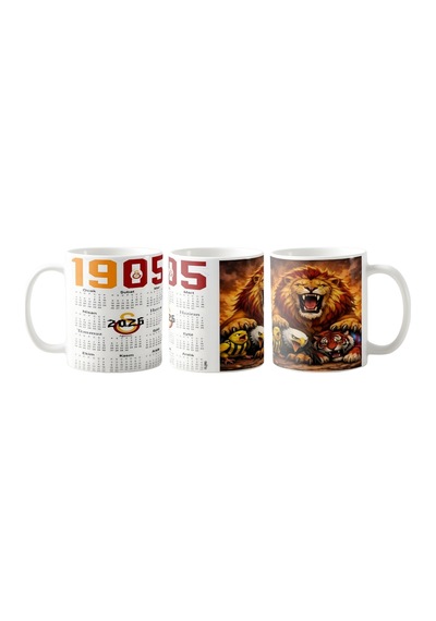 Galatasaray Takvim Kupa Bardak Tek Adet K049 Çok Renkli