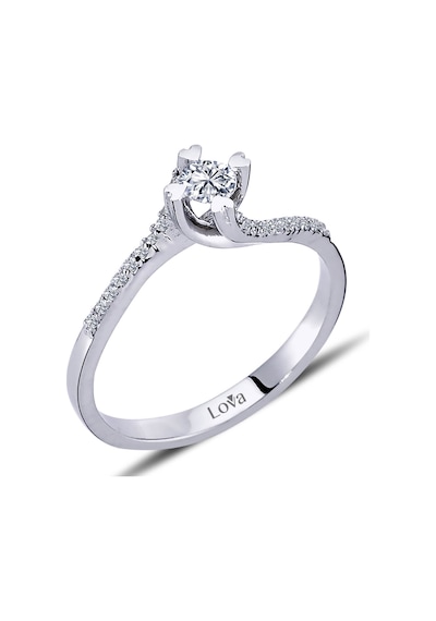 Lova Toplam 0,26 Karat Pırlanta Tektaş Yüzük - 1070049