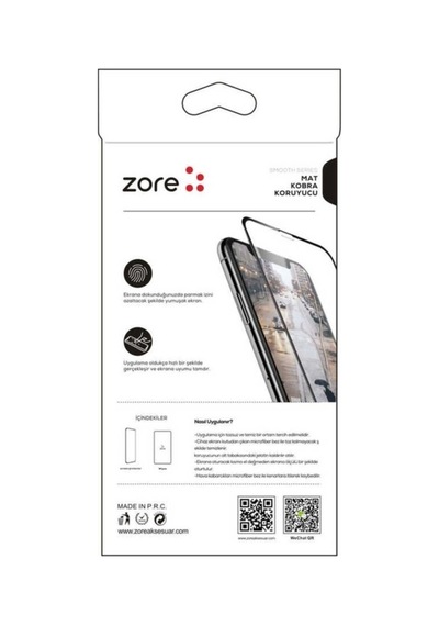 Huawei P30 Lite Zore Mat Kobra Ekran Koruyucu