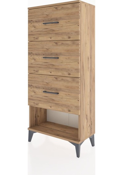 Hyperion Dolap 3 Çekmeceli 60x44x134 Çam-çam Çam Hyperion Dolap 3 Çekmeceli 60x44x134 Çam-çam Çam