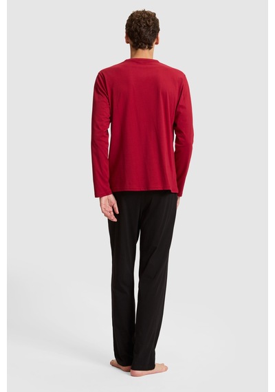 U.S. Polo Assn. Erkek Bordo Pijama Takımı 50333258-vr014