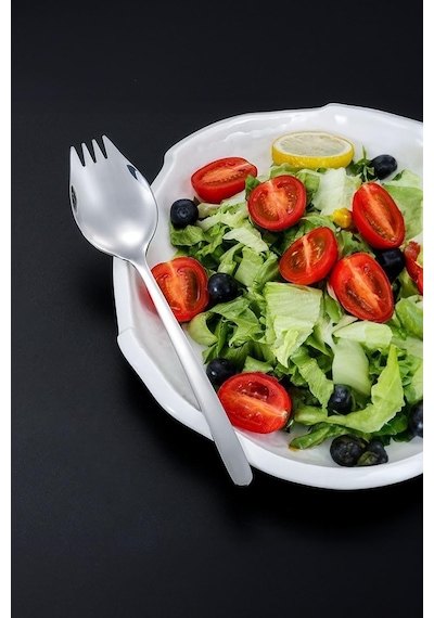 Ayrex 304 Çelik Silver Çatallı Kaşık Sofra Salata Tatlı Meyve Çatalı Cin751by Diğer