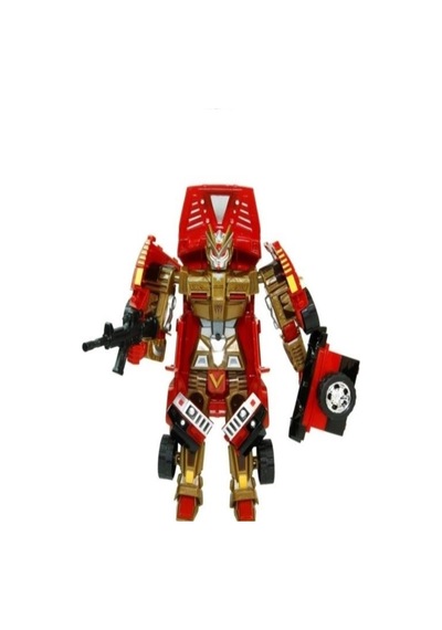 Transformers Conversion Dönüşebilen Robot Araba Sarı Kırmızı