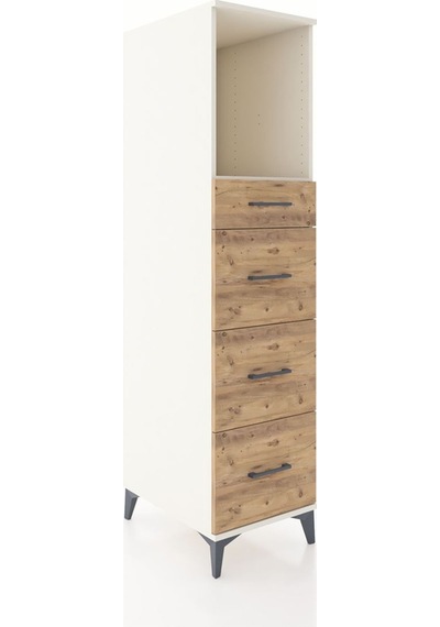 Kronos Dolap Tek Raflı 4 Çekmeceli 44x59x182 Aytaşı-çam Aytaşı Kronos Dolap Tek Raflı 4 Çekmeceli 44x59x182 Aytaşı-çam Aytaşı