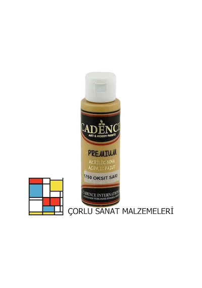 Premıum Akrilik Boya 1750 Oksit Sarı 120Ml