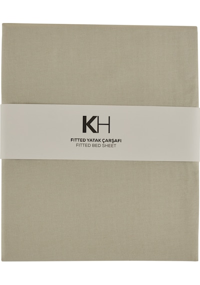 Karaca Home Basic %100 Pamuk Tek Kişilik Lastikli Çarşaf Adaçayı