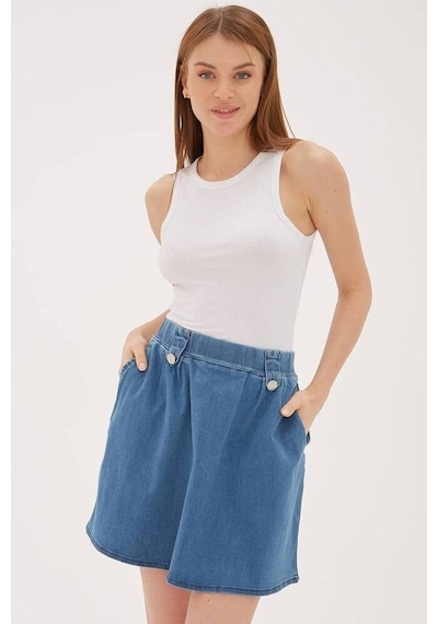 Fashion Friends Kadın Crop Atlet 25y0479k1 Beyaz