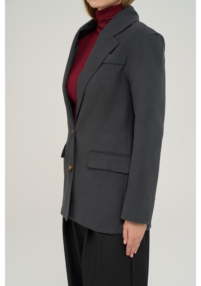Mai Collection Arslev Antrasit Blazer Ceket