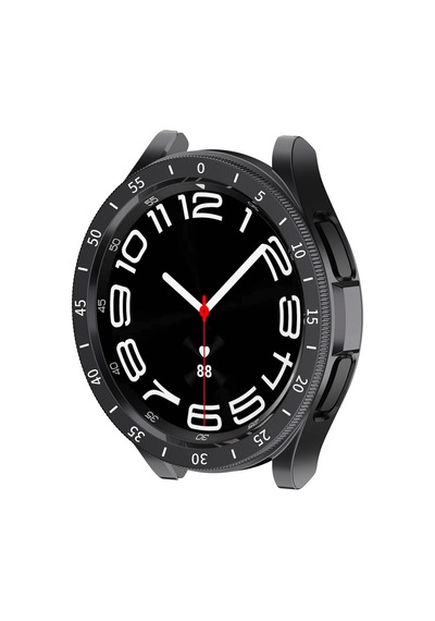 Galaxy Uyumlu Watch 6 Classic 47mm Sert Pc Kasa Ve Ekran Koruyucu Zore Sport Watch Gard 29