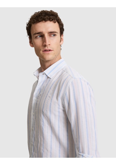 Pierre Cardin Erkek Mavi Gömlek Desenli 50320885-vr036