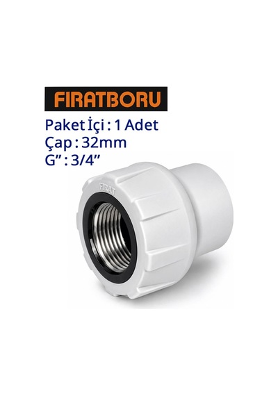 Fırat İç Dişli Rakor, 32mm, 3/4'', 7b962032191