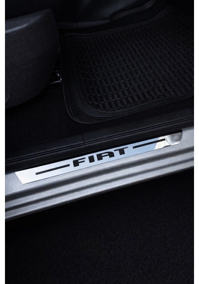 Fiat Nikelaj Krom Plastik 4 Parça Kapı Eşik Seti
