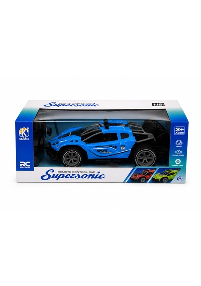1:18 Racing Uzaktan Kumandalı Şarjlı Spor Araba - Mavi
