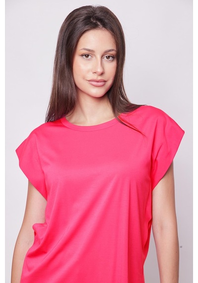 Jument Şık Likralı Span Kumaş Kolsuz Geniş Sıfır Yaka Düşük Omuzlu Basic Tshirt Bluz-fujya Fujya Jument Şık Likralı Span Kumaş Kolsuz Geniş Sıfır Yaka Düşük Omuzlu Basic Tshirt Bluz-fujya Fujya