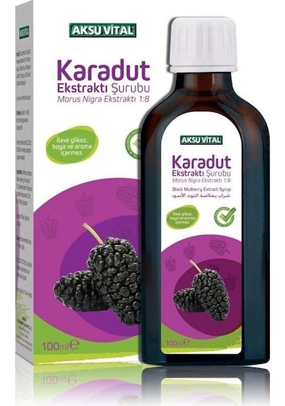 Aksu Vital Karadut Eki Şurubu 100ml