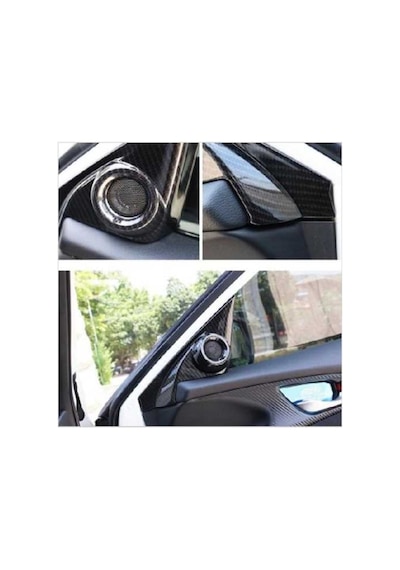 Honda Cıvıc Fc5-Fk7 2016-2021 Karbon Tweeter Kaplama (520190962)